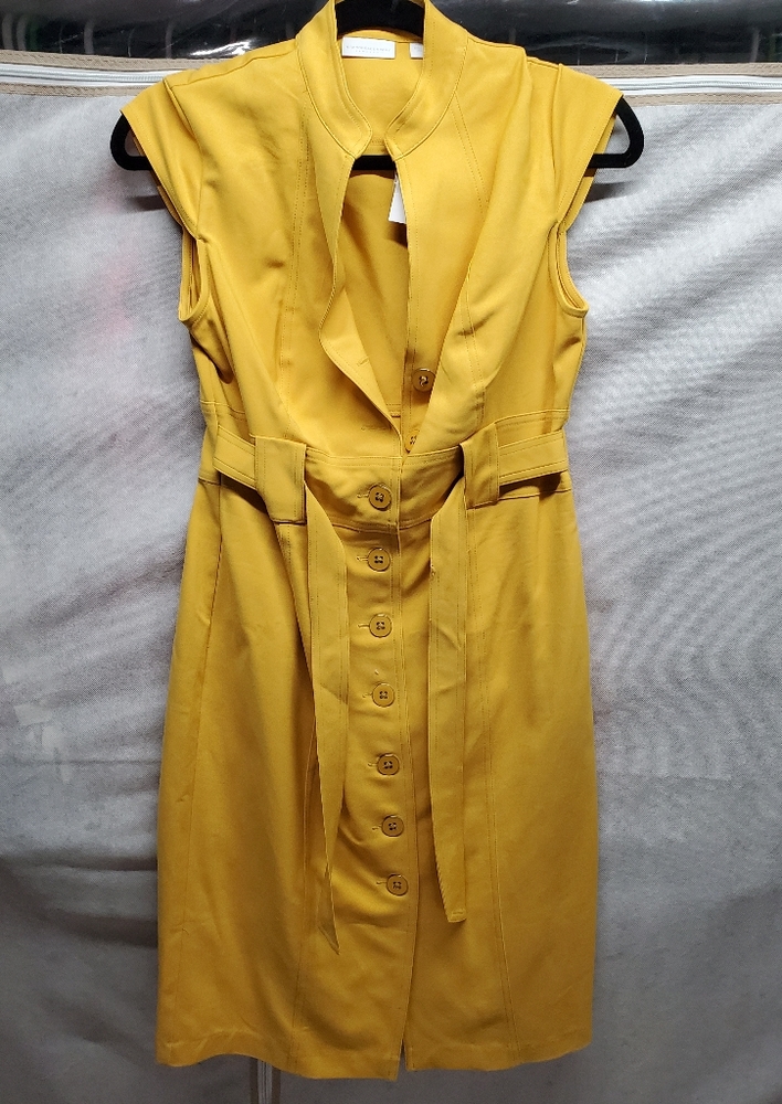 New York & company 7TH AVE BELT SHEATH Size: 4 GOLD